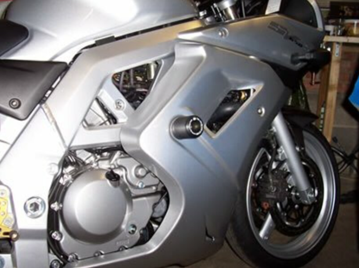 Краш тапи R&amp;G RACING Classic Crash Protectors (swingarm pivot mount) Black Suzuki SV650 Full Faired 03-12